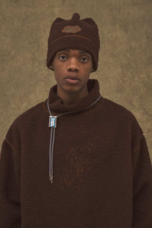 ECO BOA HAT -BROWN-